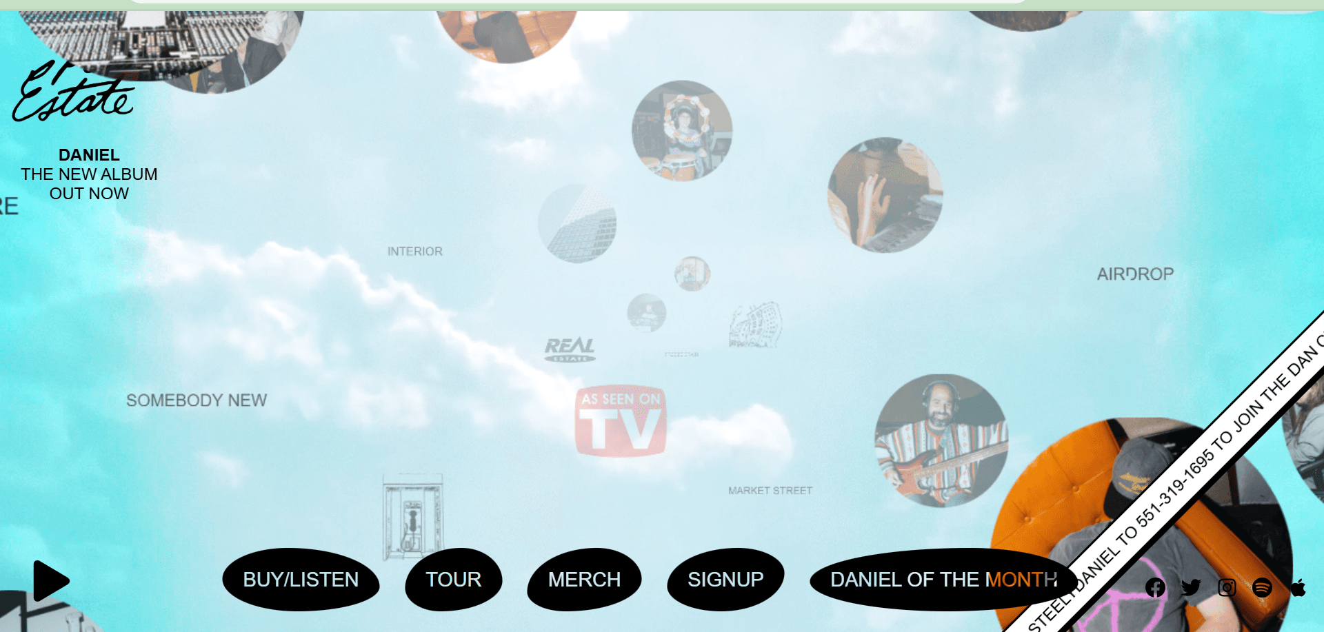 Minimalist Design Web Page
